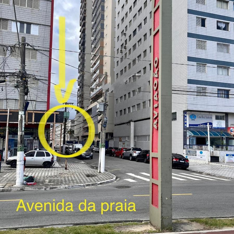 Kit Do Alex - Aviacao - A Uma Esquina Da Praia - Ar Condicionado Praia Grande  Exterior foto